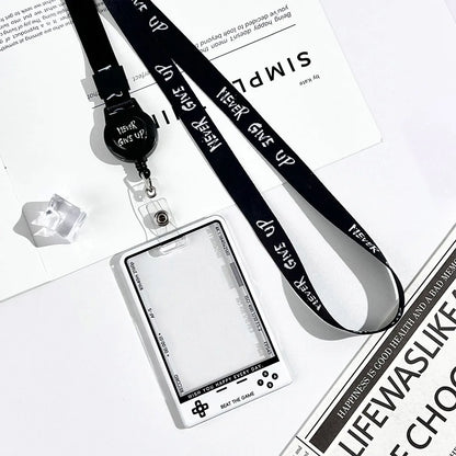 Kpop Card Holder — Fashion Transparent Student ID & Photocard Protector with String for Kids & Idol Fans