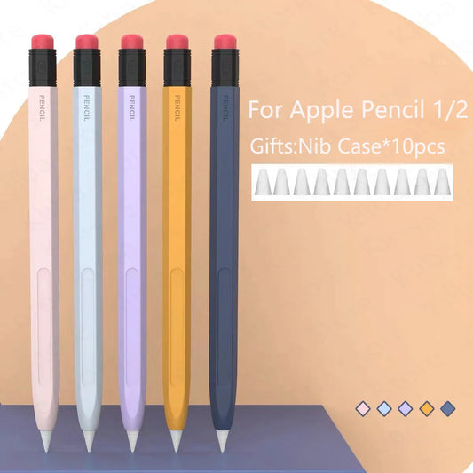 Apple Pencil 1 and 2 Case - Protective Sleeve Cover for iPad Tablet Touch Pen Stylus