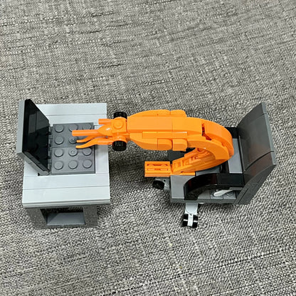 MOC Shrimp Building Block Figurines – Creative Puzzle Toy for Boys & Girls, Internet Celebrity Parody