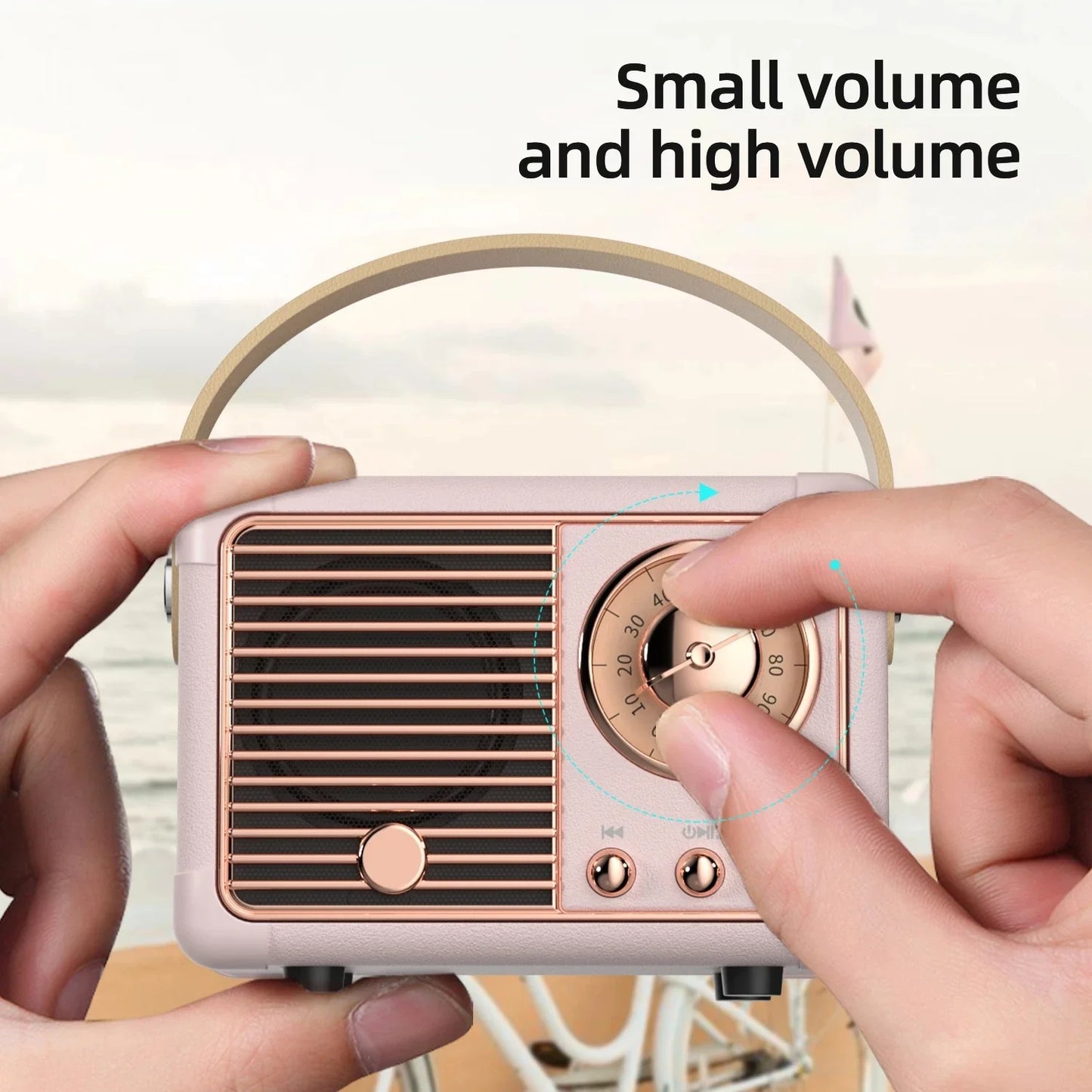 Wireless Portable Bluetooth Speaker — Mini Subwoofer Music Box with Hands-Free Function