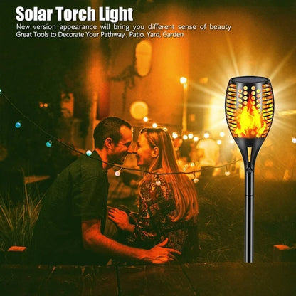 Solar Flame Torch Lights: Flickering Waterproof Outdoor Garden Decoration - Lawn Path Yard Patio Floor Lamps in 1/2/4/6/8/10Pcs