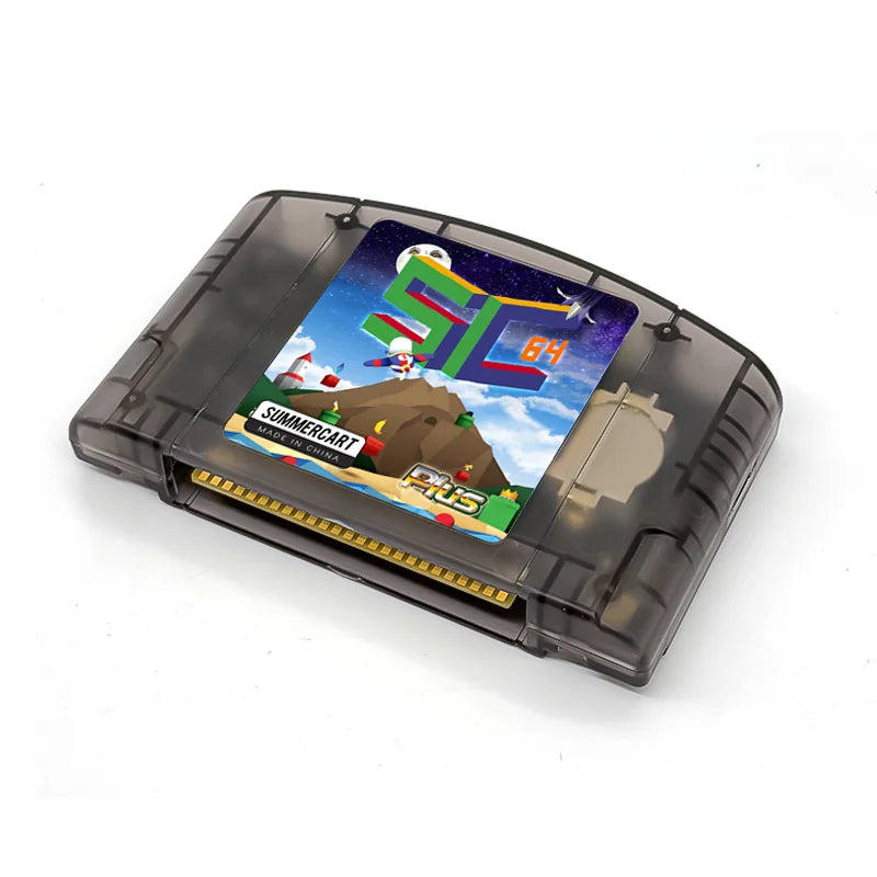 SummerCart 64 – 800 in 1 Open Source N64 Game Cartridge + Free 16GB Card | Compatible with 64DD & Nintendo 64