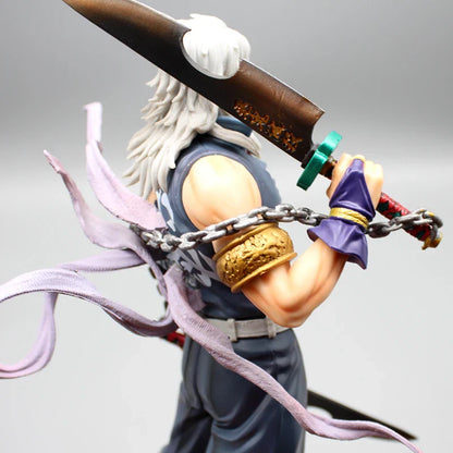Demon Slayer Uzui Tengen Figure – GK PVC Statue Collectible, Anime Model Doll for Desktop, Toys & Birthday Gifts
