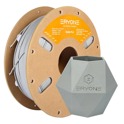 ERYONE Matte PLA Filament 1.75mm – 1KG High-Quality Spool for 3D Printing, Fast Shipping