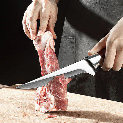 Hand-Forged Boning Knife – Stainless Steel Fillet Knife for Meat, Bone, Fruit, Vegetables, and Fish – Chef's Kitchen Knife
