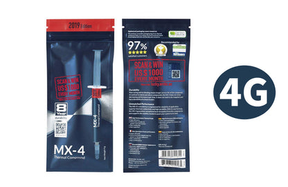 MX-4 4g Thermal Grease — High-Performance Thermal Paste for CPU, GPU & Heatsink Cooling