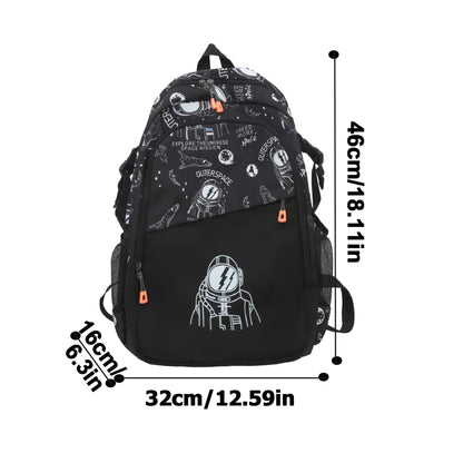 Personalized Waterproof Campus Backpack - Neutral Classic Design for Training and Mountaineering