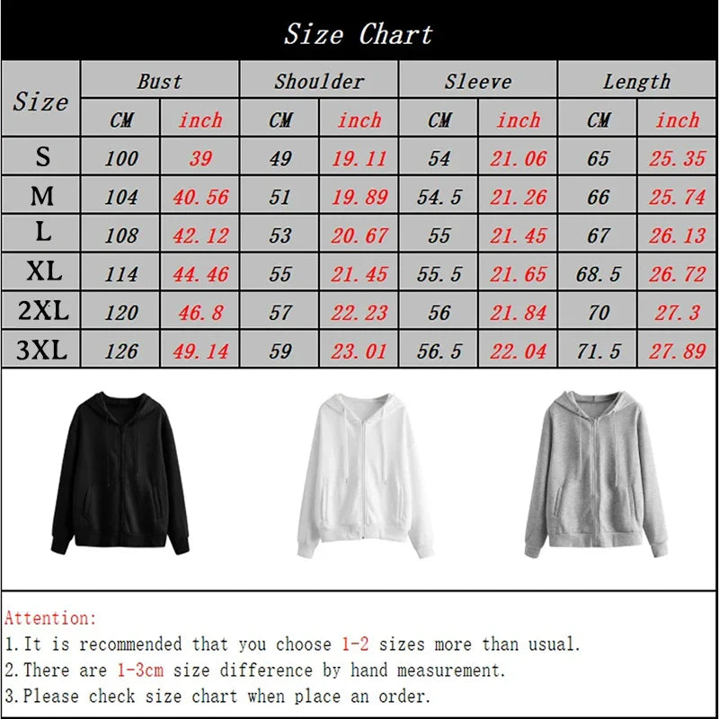 Men's Zipper Hoodie – Casual Long Sleeve Hooded Sweatshirt for Autumn & Winter – Loose Fit Sportswear Jacket