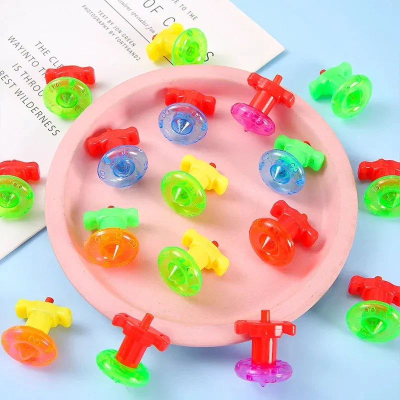 12/20pcs Mini Torsion Gyro Spinning Toys – Kids Party Favors, Christmas Gifts & Classroom Reward Prizes