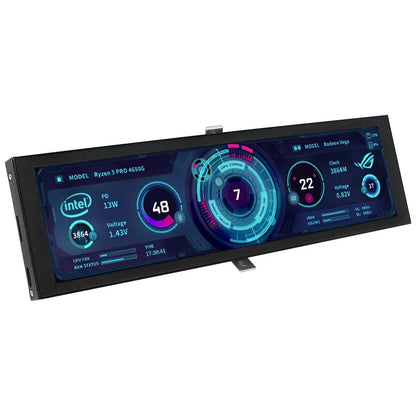 8.8 Inch IPS Type C Secondary Screen – USB-C Interface CPU, GPU, RAM Display, No Need for AIDA64 Monitoring