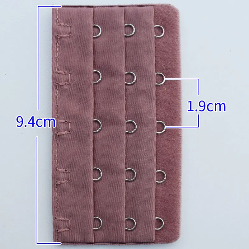 2PCS/4PCS Strap Extender Set – 3-Hook, 5-Row Adjustable Candy Color Bra Extenders for Women