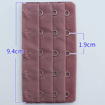 2PCS/4PCS Strap Extender Set – 3-Hook, 5-Row Adjustable Candy Color Bra Extenders for Women