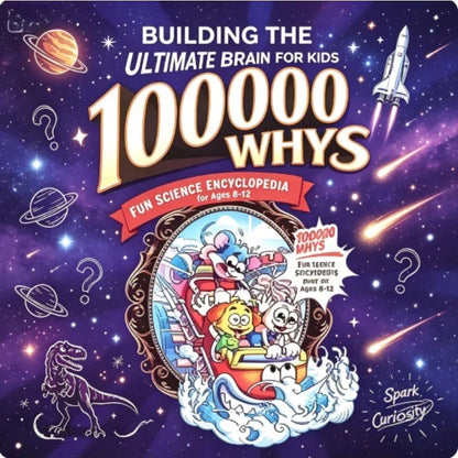 100000 Whys Science Book for Kids - Critical Thinking STEM Educational Book for Ages 6-12