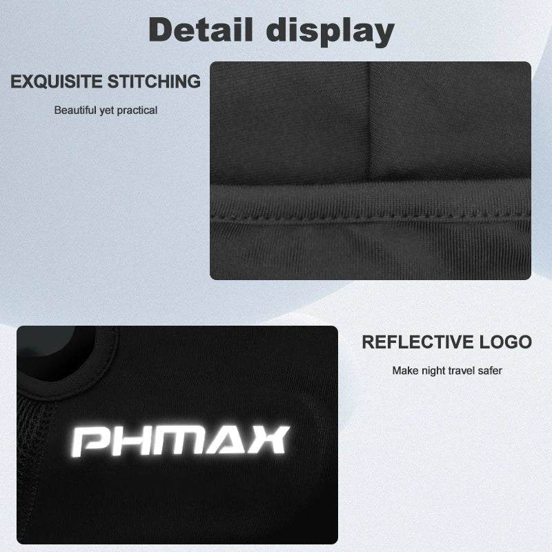 PHMAX Motorcycle Balaclava Riding Mask – Full Face Windproof Warm Breathable Hood Scarf for Biker Wind & Cold Protection