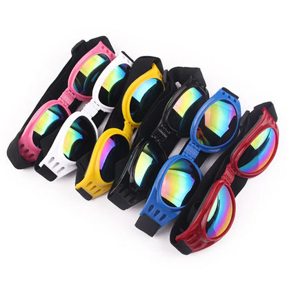 Foldable Pet Sunglasses in 6 Colors - UV Protective Goggles for Dogs and Cats, Fashion Accessories and Photo Props