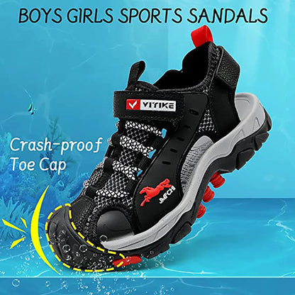 Kids Sport Water Sandals - Comfortable Outdoor Summer Shoes for Boys & Girls