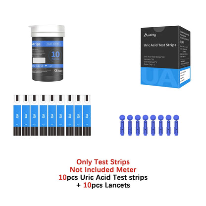 3-in-1 Multifunction Cholesterol, Uric Acid, and Blood Glucose Meter – Diabetes, Gout, and Blood Sugar Monitor with Test Strips