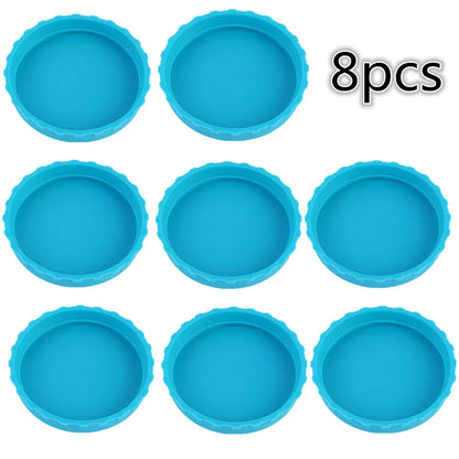 Reusable Beverage Can Covers - Silicone Soda Can Lids, Leak-Proof Sealing Protectors for Cans & Bottles
