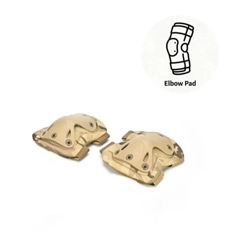 Outdoor Tactical Knee & Elbow Pads - Protective Gear for Cycling, Hiking & Mountaineering