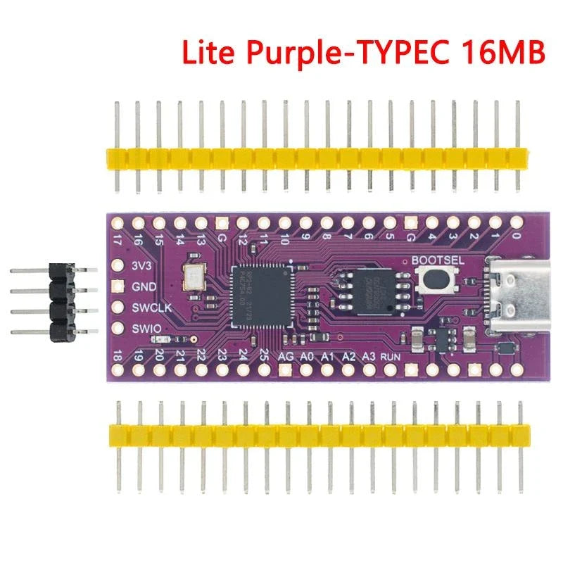 Official Raspberry Pi Pico RP2040 Board – Dual-Core 264KB ARM Cortex-M0+ Low-Power Microcontroller
