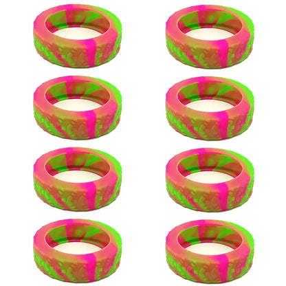 8pcs Travel Luggage Wheel Covers | Silicone Casters Protection for Suitcase, Noise-Reducing