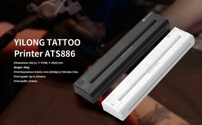 ATS886 Portable Tattoo Stencil Printer – Thermal Stencil Maker & Copier