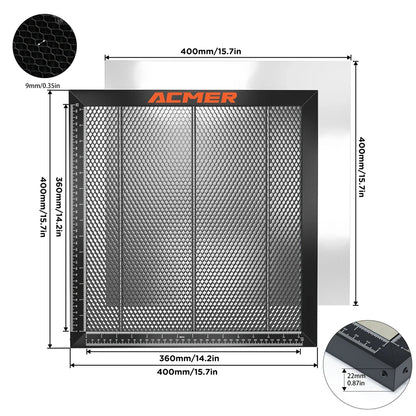 ACMER Laser Cutting Honeycomb Table – 300x300/330x330/400x400/440x440mm for CO2 & Diode Laser Engraver Machines
