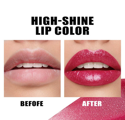 Diamond Pearlescent Lipstick – Waterproof, Long-Lasting Matte Velvet Lipstick with Non-Stick Shine for Sexy Red Lips          Ask ChatGPT