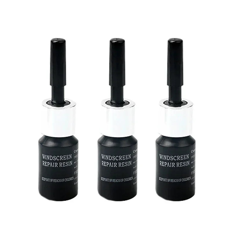 Car Glass Scratch Repair Kit – Windshield Nano Crack & Scratch Resin Repair Fluid Set for Window Glass Restoration Tool Accessories