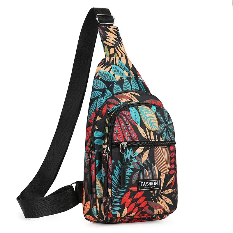 Trendy Women's Breast Bag – Large Capacity Single Shoulder Crossbody & Outdoor Leisure Backpack