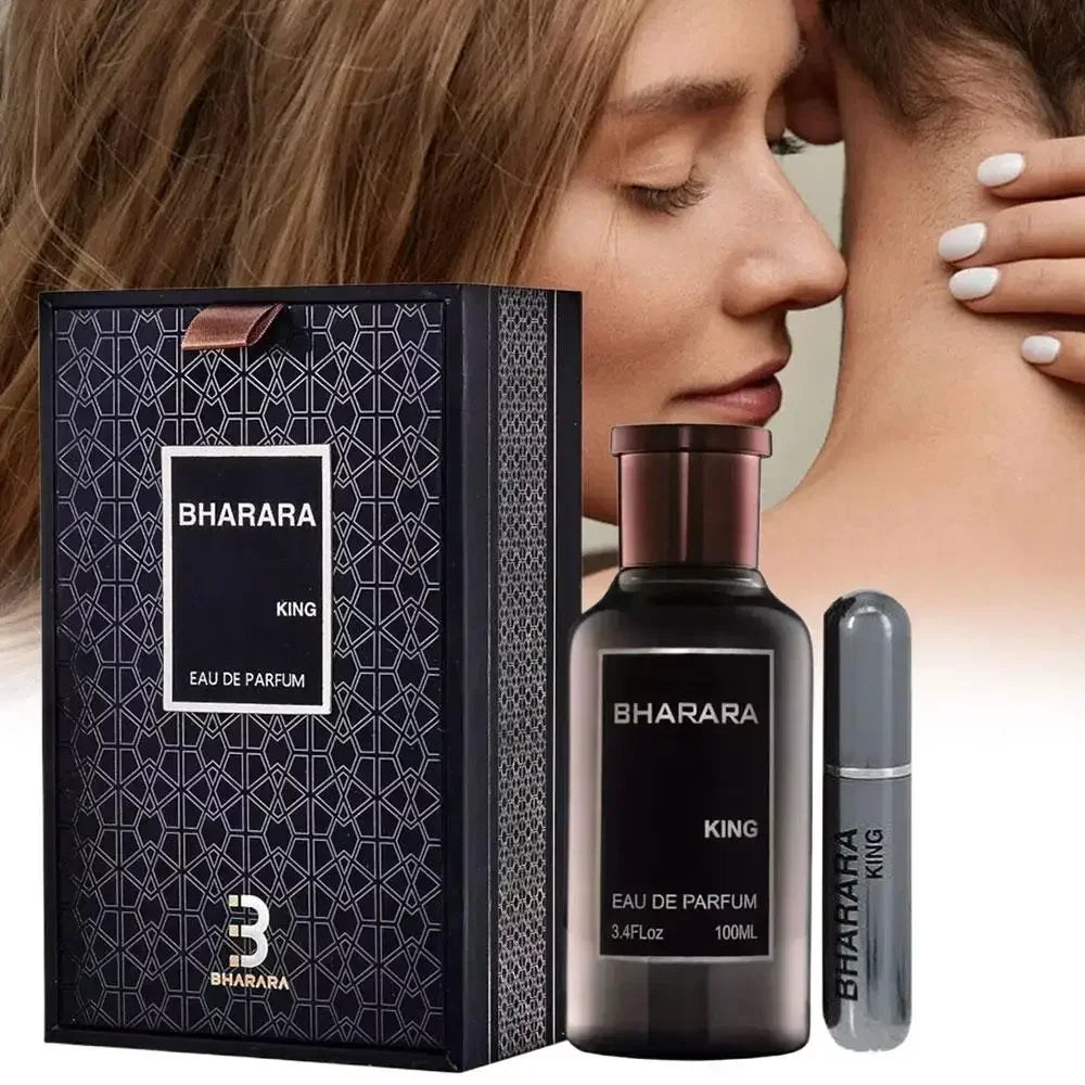 100ML Bharara King Eau De Parfum for Men — 3.4oz Spray, Sealed in High-End Gift Box, Luxury Fragrance