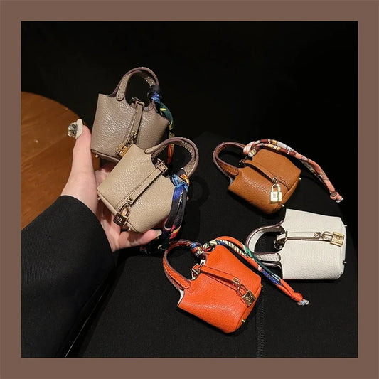 New Mini House Small Bag – Handheld Portable Bluetooth Earphone Bag, Zero Wallet, and Multifunctional Hand Rope Pouch