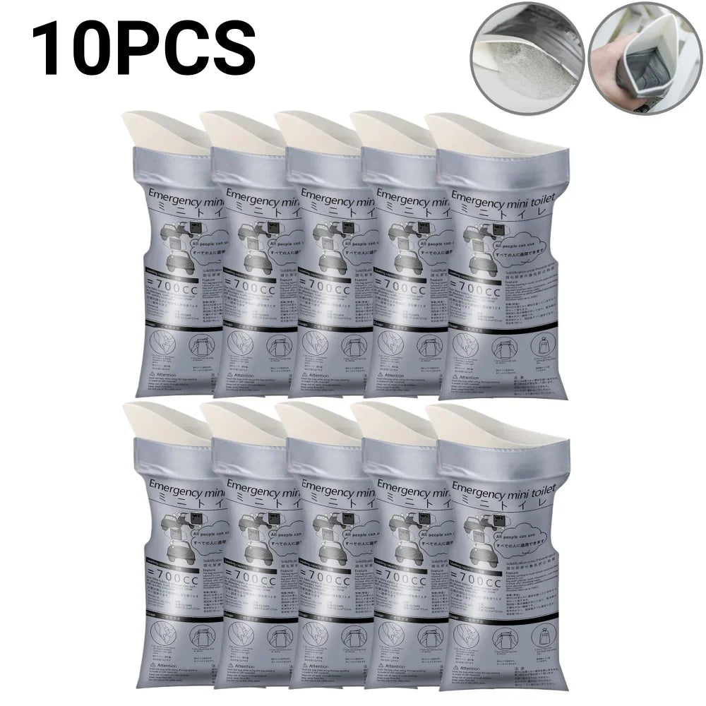 Portable Disposable Urine & Vomit Bags – Outdoor Travel Emergency Toilet for Men, Women & Kids