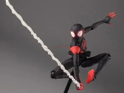 2024 Spider-Man & Gwen Action Figures — Spider-Verse Collection with Miles Morales Sentinel | Anime Toys Christmas Gift