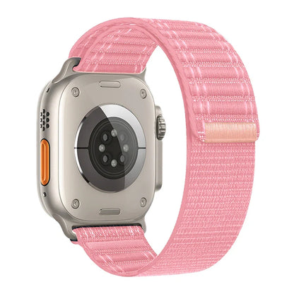 Nylon Strap for Apple Watch Band – Wave Pattern Bracelet for Ultra 2, iWatch Series 3-10, 38mm-49mm