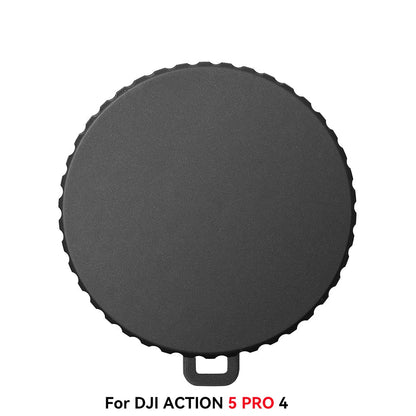 Silicone Camera Lens Dust Cover for DJI Osmo Action 4/5 Pro – Non-Slip Lens Protector with Tempered Film Accessory