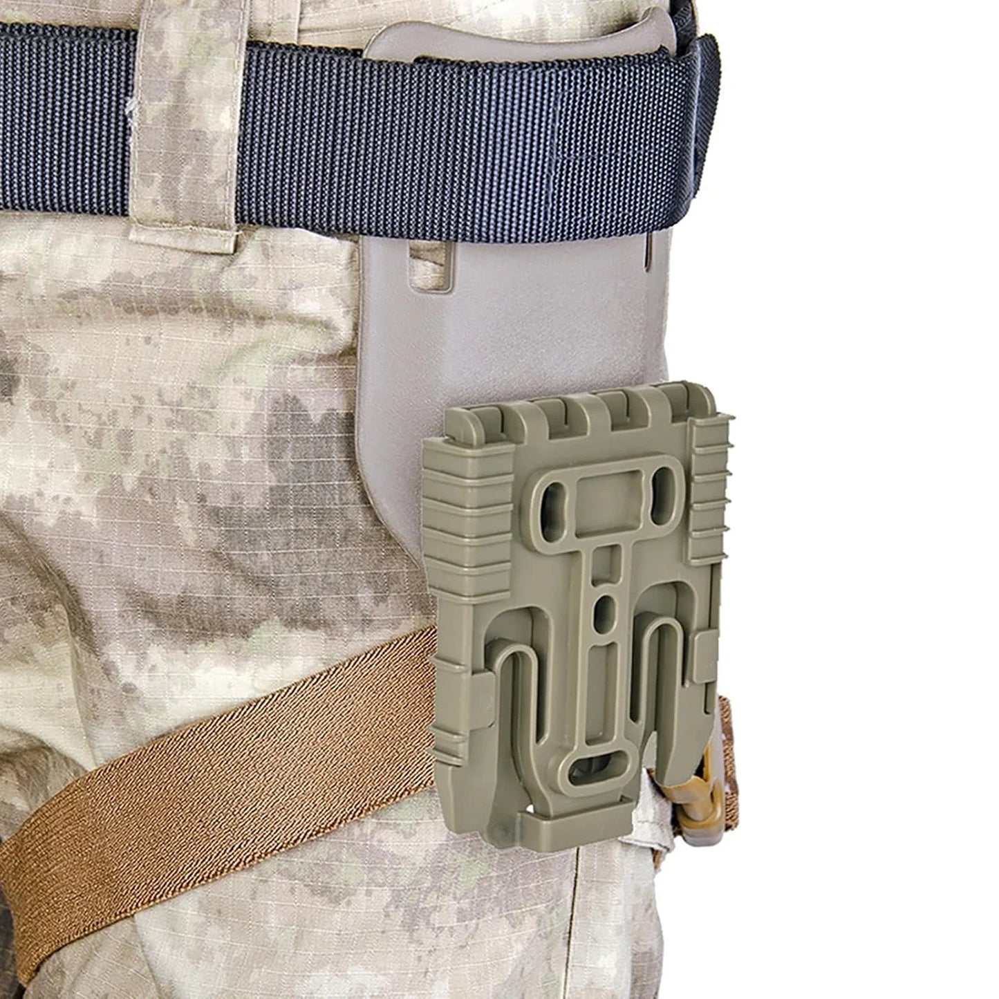 Tactical QLS Locking System Kit - QLS 19 Receiver & QLS 22 Fork Adapter for Pistol Holsters, Belts, Shooting & Airsoft Gear
