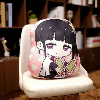 Demon Slayer Kimetsu no Yaiba Plush Cushion – Anime Dakimakura Pillow Tanjiro Nezuko Zenitsu Inosuke Kawaii Doll