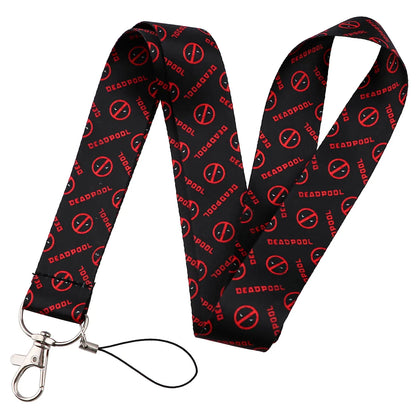 Cartoon Credential Holder Keychain – Cool Lanyard for Key, ID Card, Gym Badge & Cosplay Gift