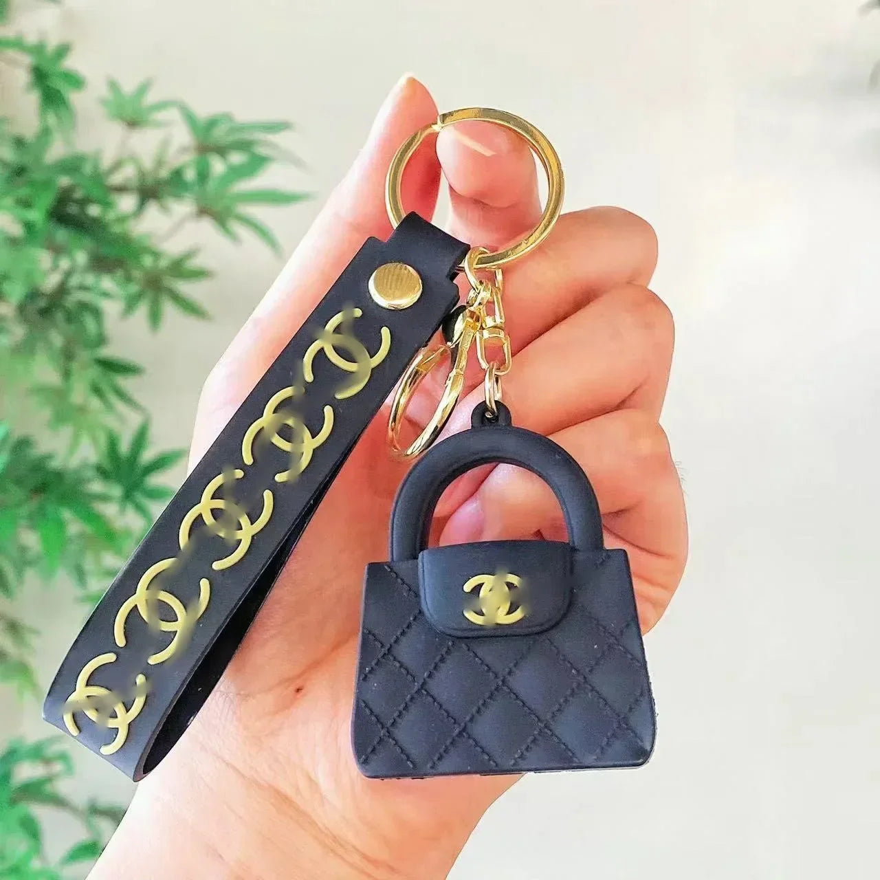 Cartoon Donkey Mini Handbag Keychain – Cute Fragrant Bag Pendant for Girls, Car Keys & Birthday Gift