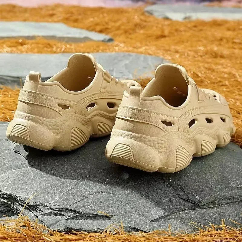Unisex EVA Non-Slip Outdoor Clogs – Thick Sole Breathable Fishing & Beach Sandals for Men and Women