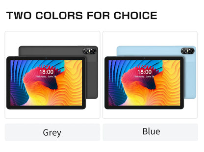 PRITOM TOUCH 10 Plus 10-Inch Android 13 Tablet – 8GB RAM, 64GB Storage (1TB Expandable), WiFi 6, BT5.0, Dual Box Speakers