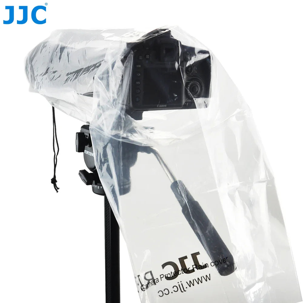 JJC 2-Pack DSLR Camera Rain Cover – Waterproof Protective Cover for Nikon, Canon, Sony & More with Lens Up to 18"