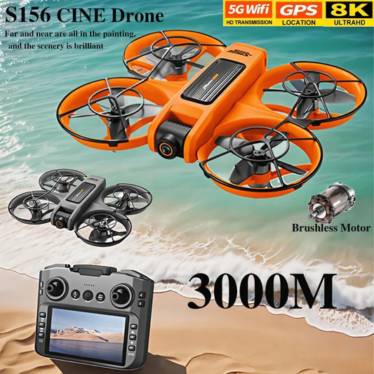 S156 Drone 8K GPS WIFI | Professional Dual Camera HD Quadcopter UAV with Remote Control