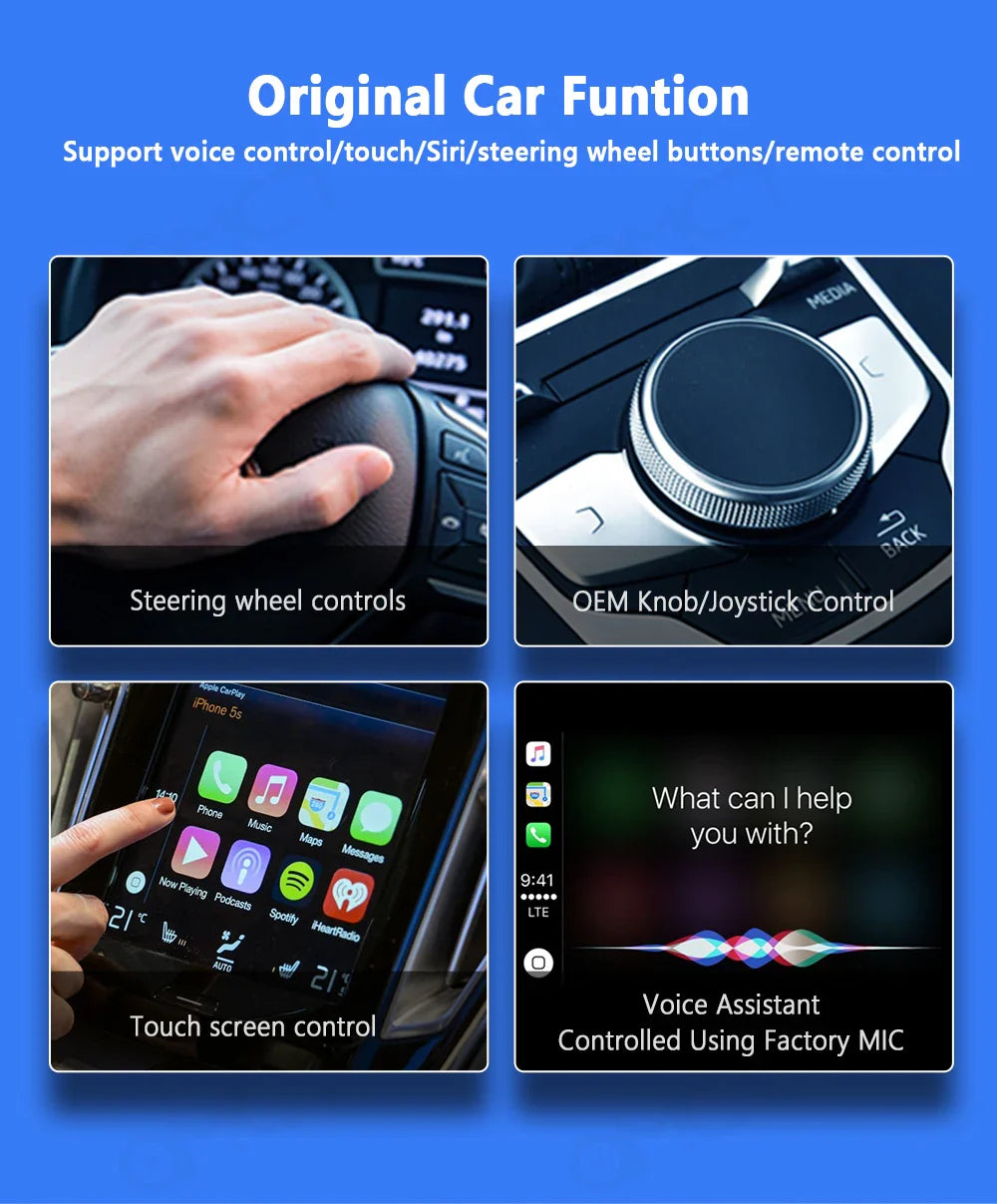 Tripodpie 2 in 1 Wireless CarPlay Adapter – Android Auto Smart USB Dongle, Plug & Play for Havel, Kia, Volvo, Audi, MG, VW, Hyundai, Jeep
