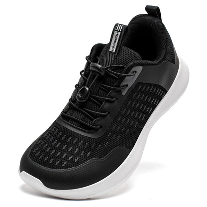 HOBIBEAR Wide Toe Running Shoes — Men & Women Non-Slip Elastic Band Sneakers, Comfortable Walking Footwear