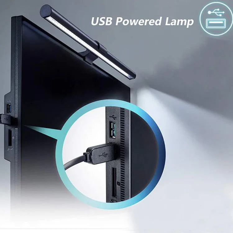 30cm CCT LED Monitor Light Bar – Hanging Screen Lamp for Work, Study, Reading & Gaming with Dimming