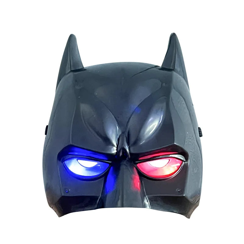 Disney Anime Spider-Man LED Light Mask – Cool Cartoon Iron Man & Captain America Costume Prop for Kids Party Gift