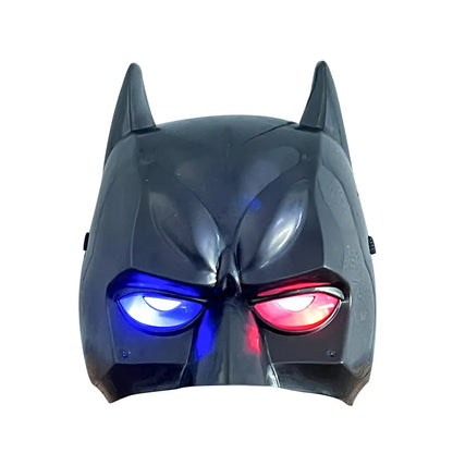 Disney Anime Spider-Man LED Light Mask – Cool Cartoon Iron Man & Captain America Costume Prop for Kids Party Gift