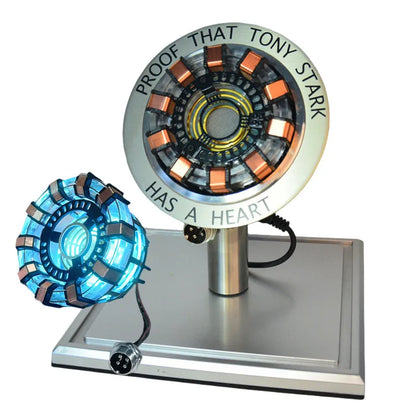 Avenger Iron Man Mk1 Arc Reactor - Tony Stark Heart of Mark LED Light Model, 1:1 Cosplay Chest Lamp, Superhero Toy for Kids